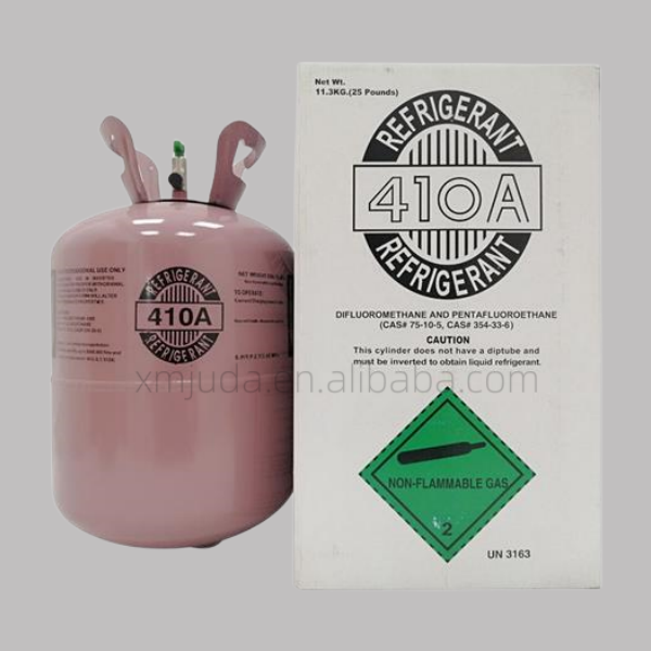 99.9% 높은 순수성을 가진 처분할 수 있는 Eco 친절한 R410a 냉각하는 가스 25 Lbs